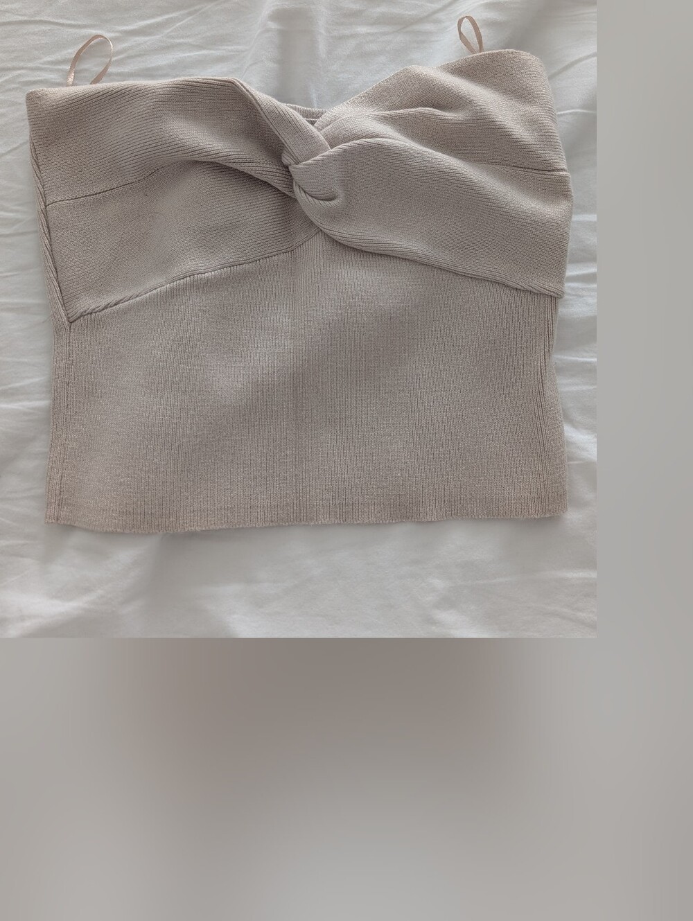 Dynamite Blush Twist-Front Knit Tank